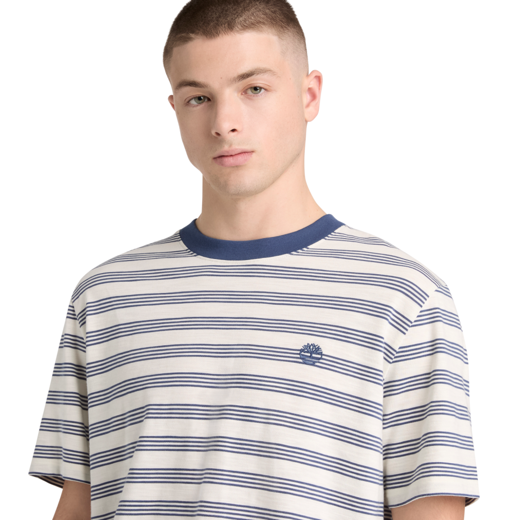 TİMBERLAND 4 Rows Striped Short Sleeve Tee TB0A5MRCADP1