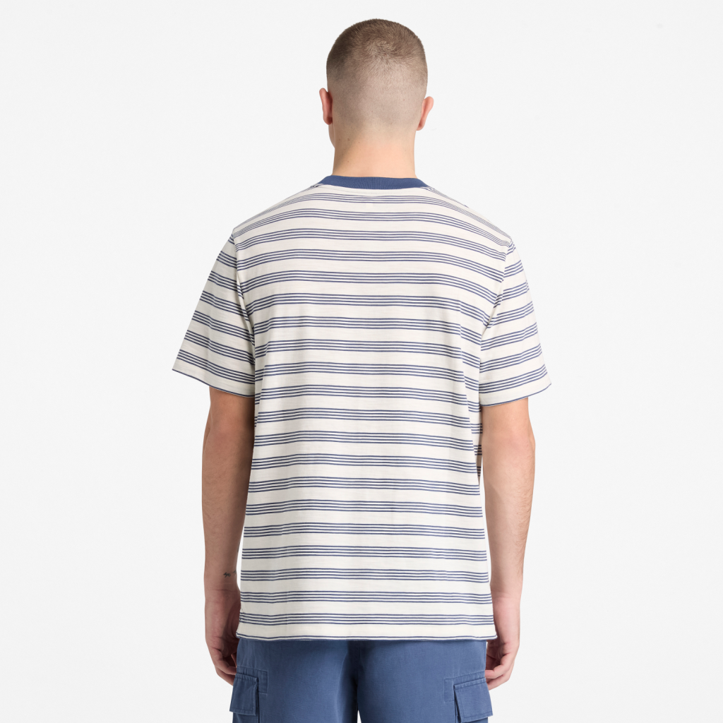 TİMBERLAND 4 Rows Striped Short Sleeve Tee TB0A5MRCADP1