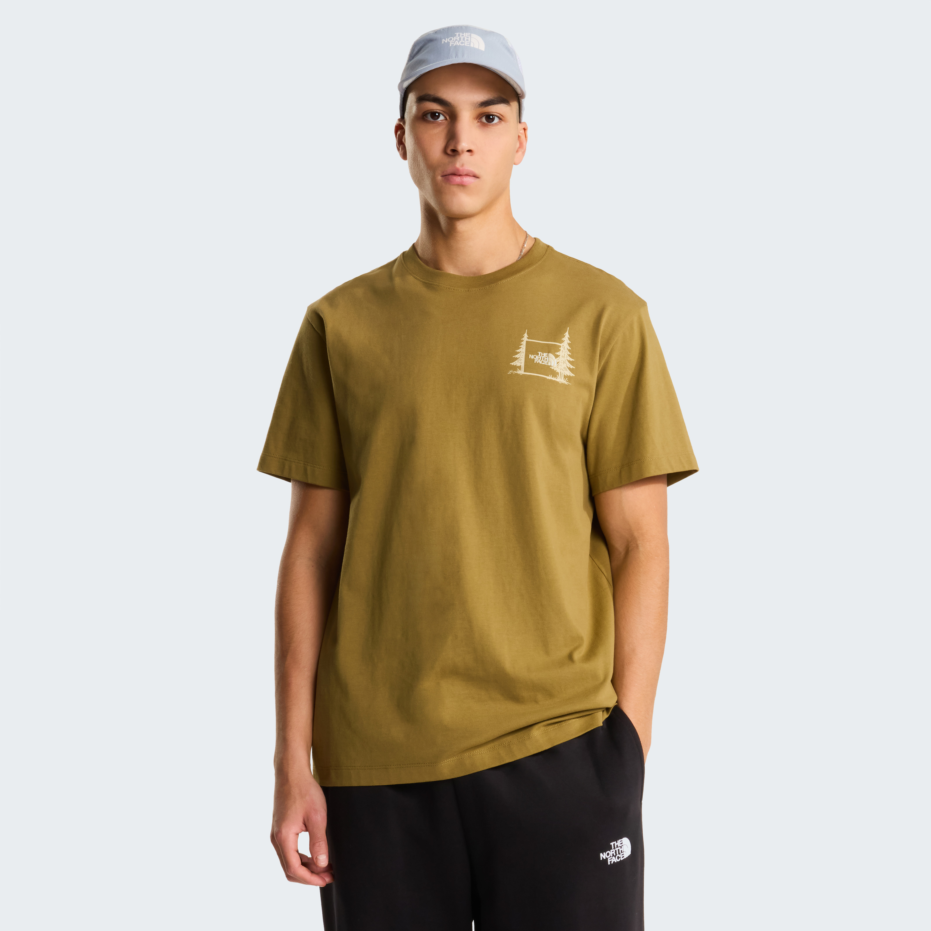 THE NORTH FACE M CAMPING RELAXED SHORT SLEEVE TEE-GRAPH NF0A8GQM2EL1
