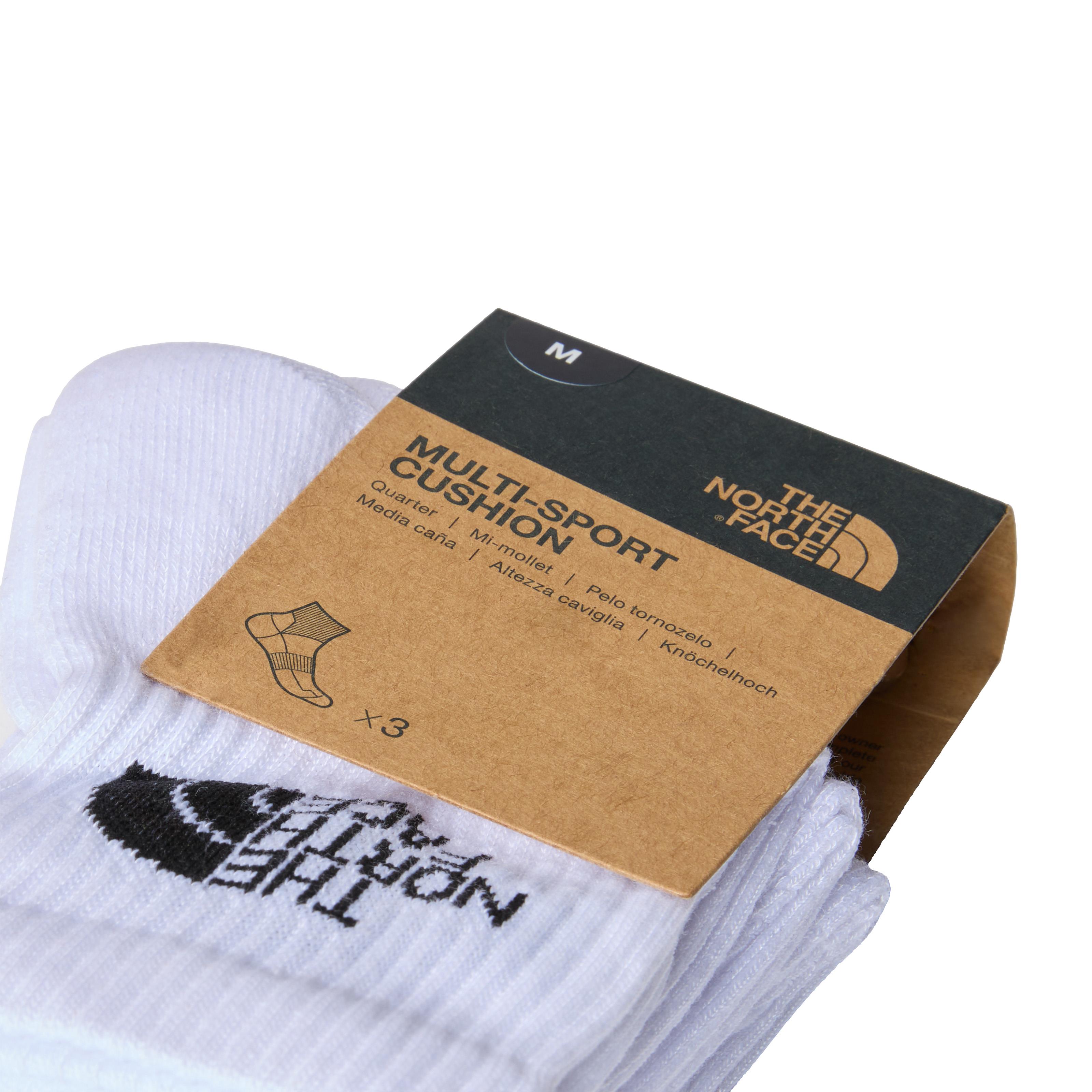 MULTI SPORT CUSH QUARTER SOCK 3P