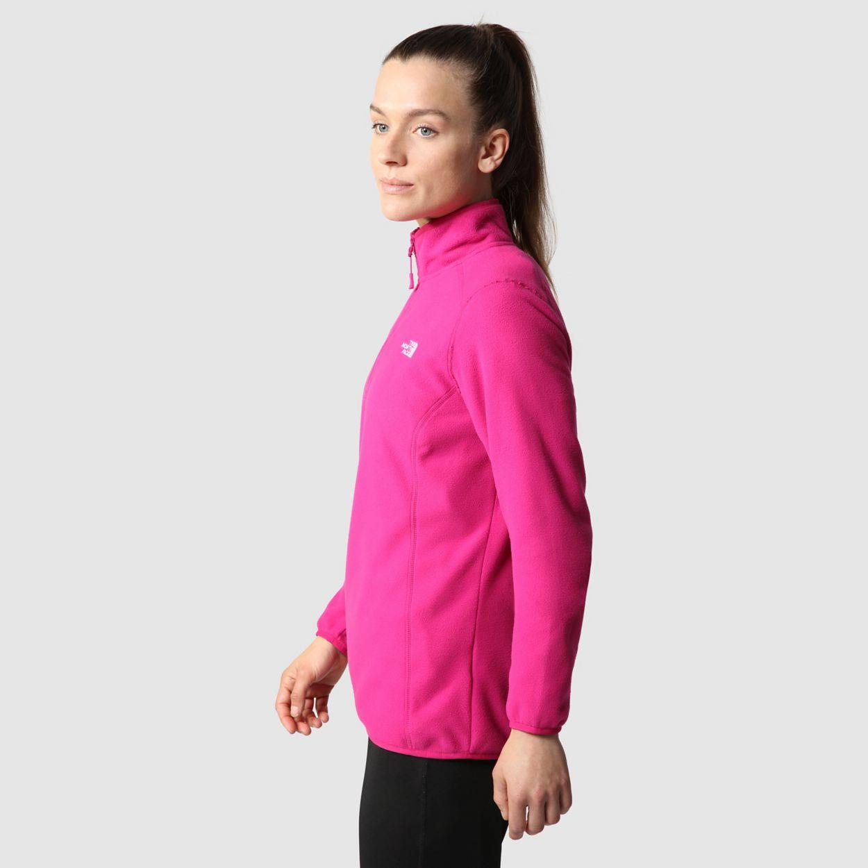 THE NORTH FACE W 100 GLACIER 1/4 ZIP - EU- NF0A5IHN1461