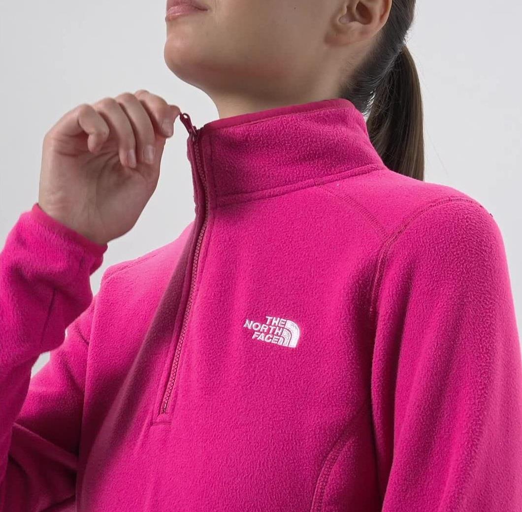 THE NORTH FACE W 100 GLACIER 1/4 ZIP - EU- NF0A5IHN1461