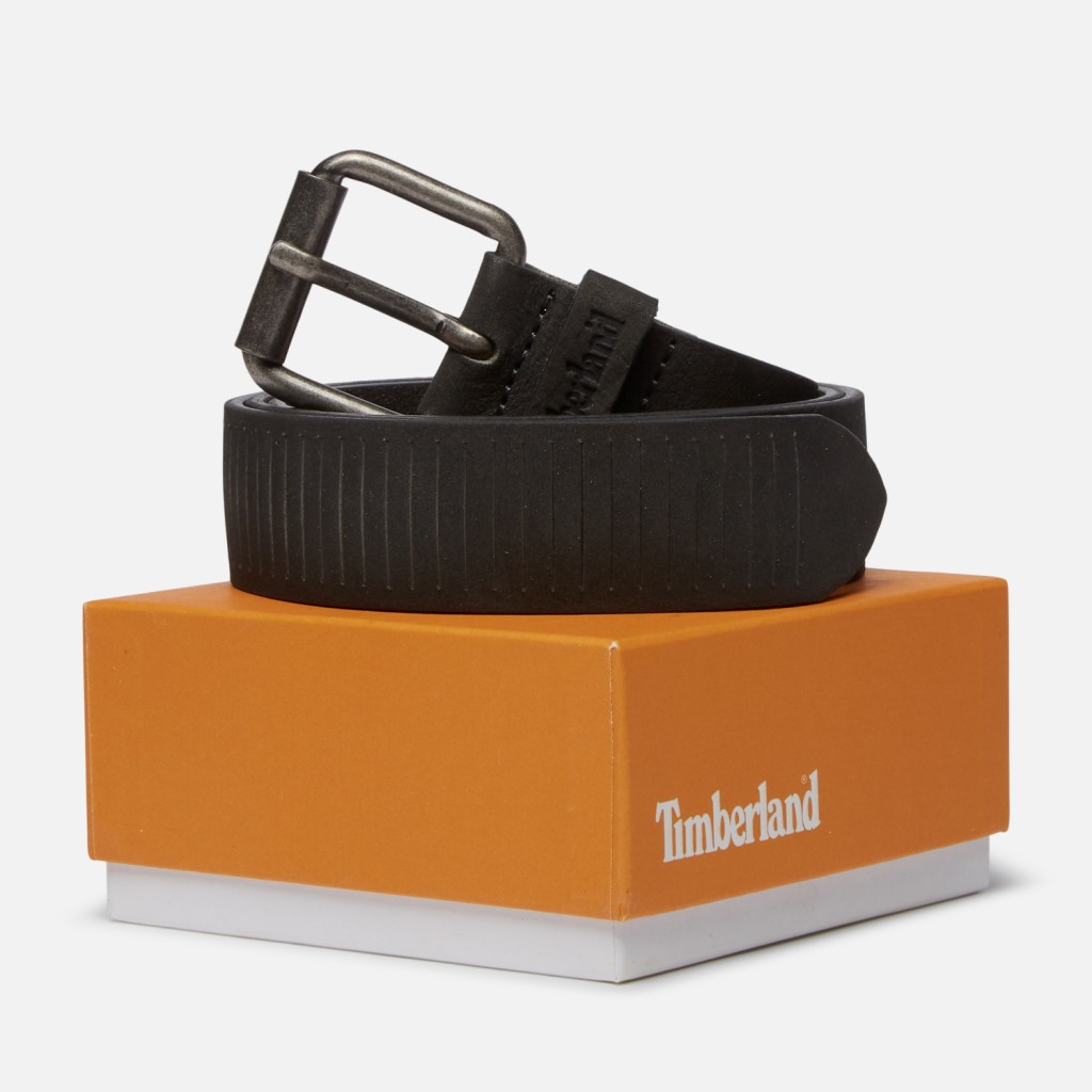 TİMBERLAND 35mm nubuck belt with vertical cuts TB0A5MRS0011