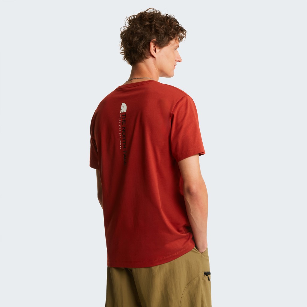 THE NORTH FACE M VERTICAL REGULAR SHORT SLEEVE TEE-GRAP NF0A8GV1G6I1