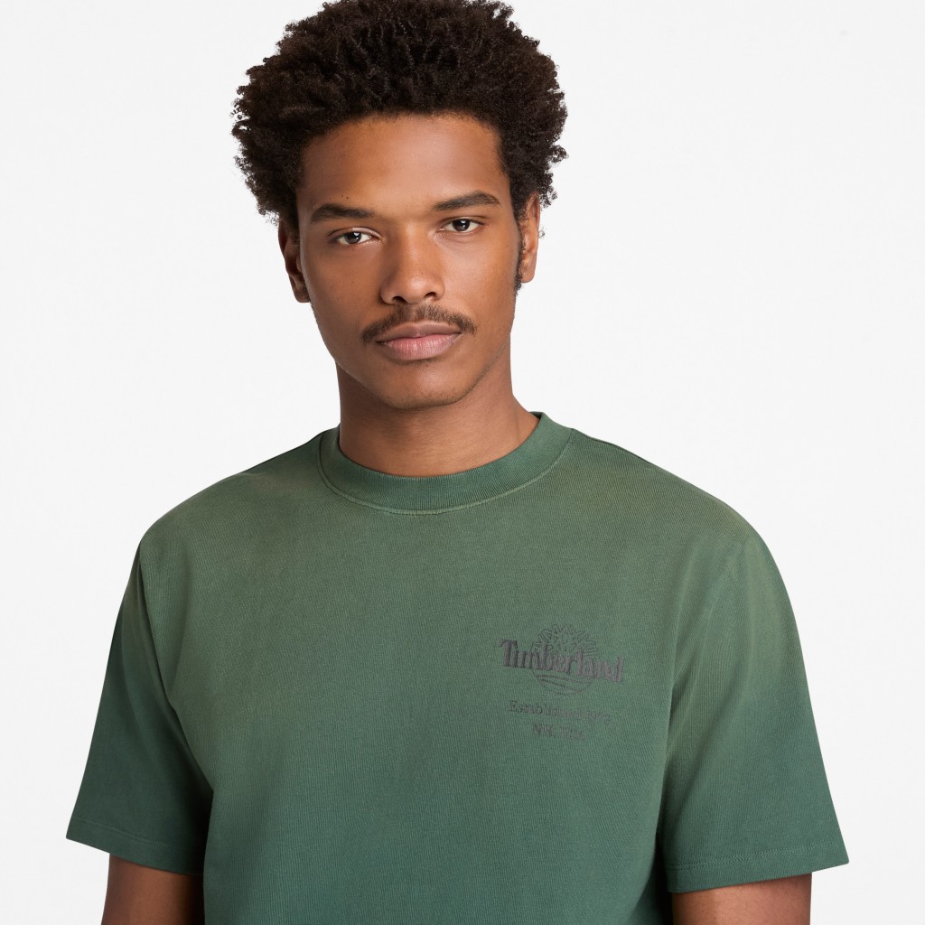 TİMBERLAND Sunfaded Back Tree Logo Graphic HW Tee TB0A5MMMA6X1