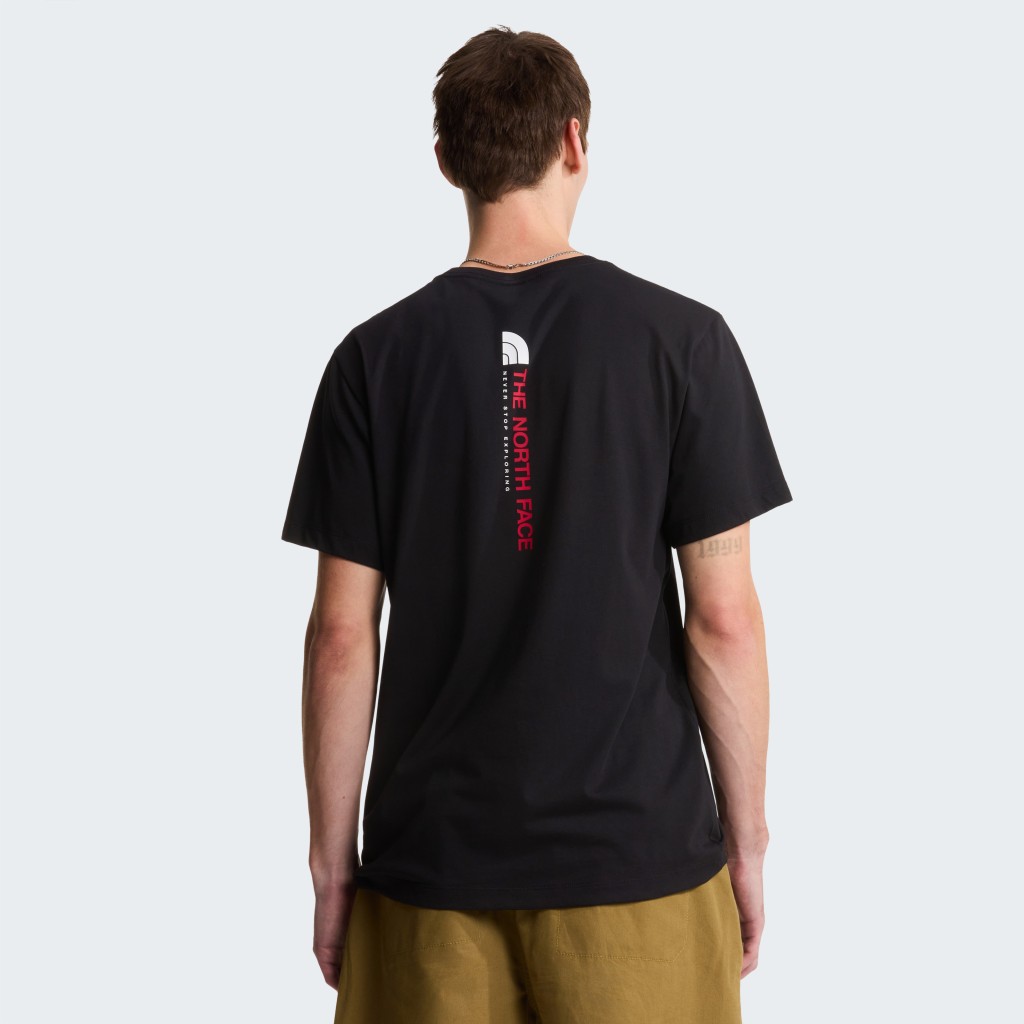 THE NORTH FACE M VERTICAL REGULAR SHORT SLEEVE TEE-GRAP NF0A8GV1JK31