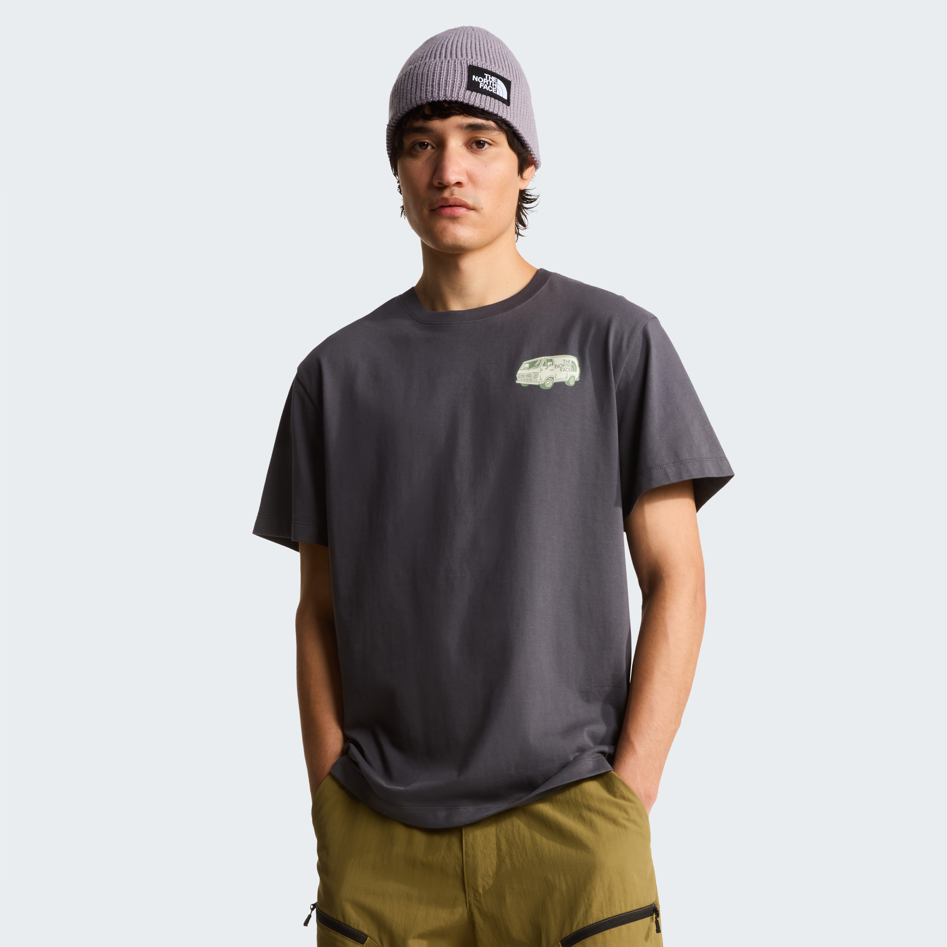 THE NORTH FACE M VAN LIFE RELAXED SHORT SLEEVE TEE-GRAP NF0A8GQNRHI1