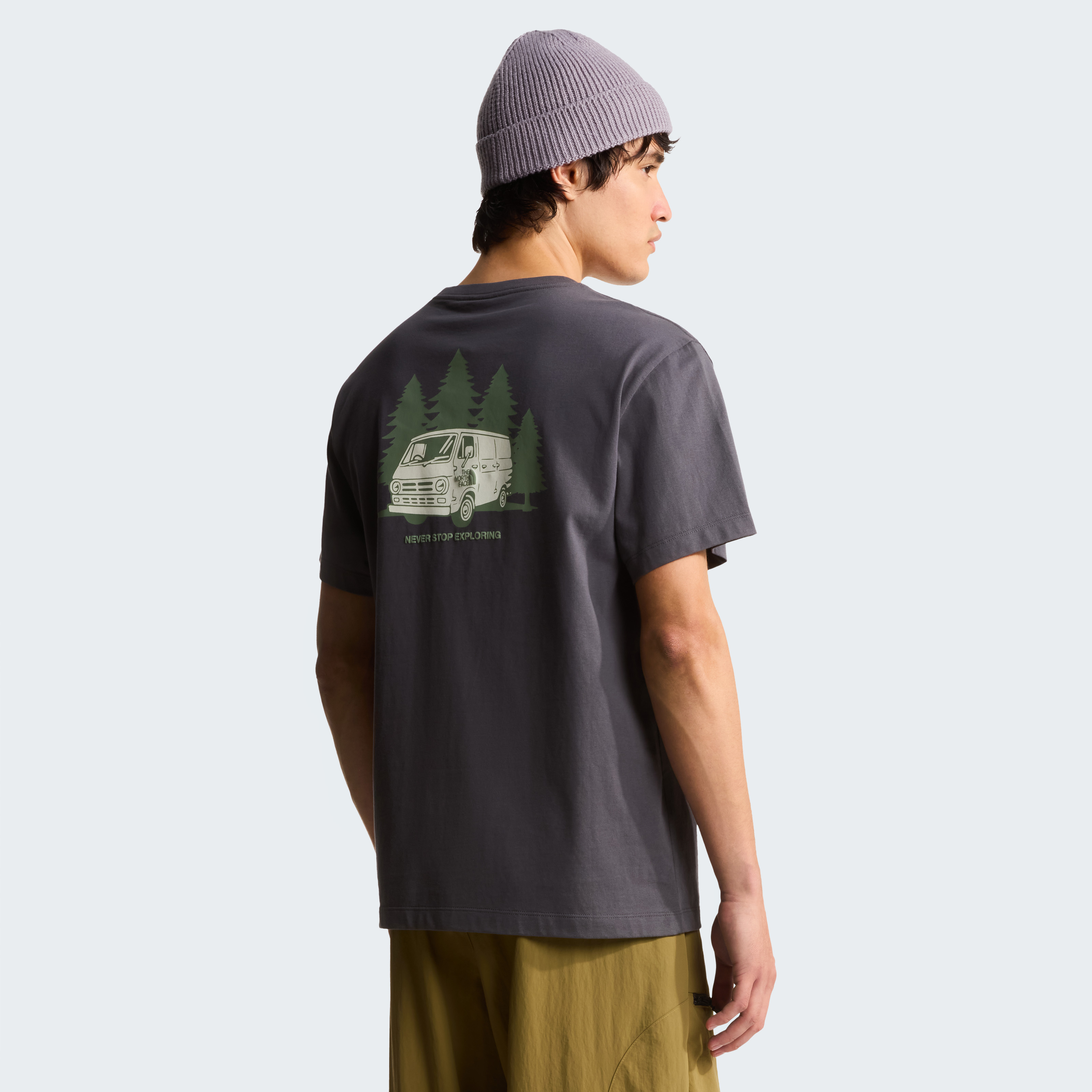 THE NORTH FACE M VAN LIFE RELAXED SHORT SLEEVE TEE-GRAP NF0A8GQNRHI1