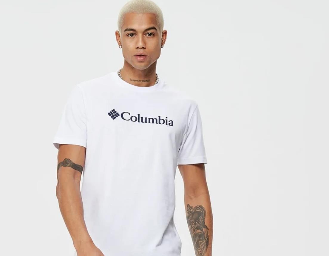 CS0287 CSC M BASIC BIG LOGO BRUSHED SS TEE