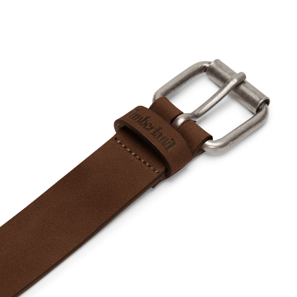 TİMBERLAND 35mm nubuck belt with vertical cuts TB0A5MRS2421