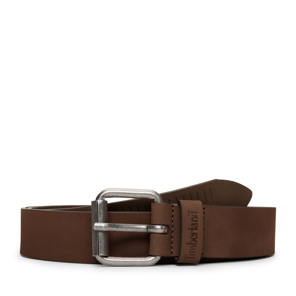 TİMBERLAND 35mm nubuck belt with vertical cuts TB0A5MRS2421