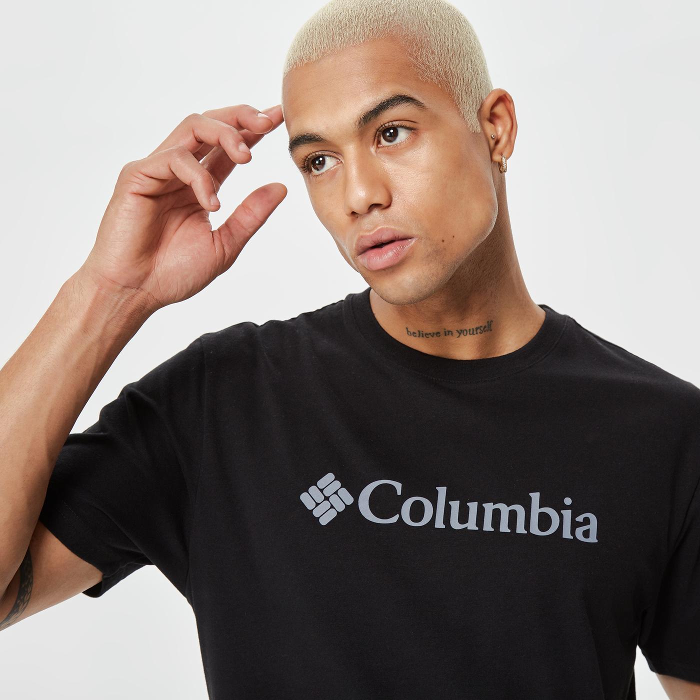 CS0287 CSC M BASIC BIG LOGO BRUSHED SS TEE