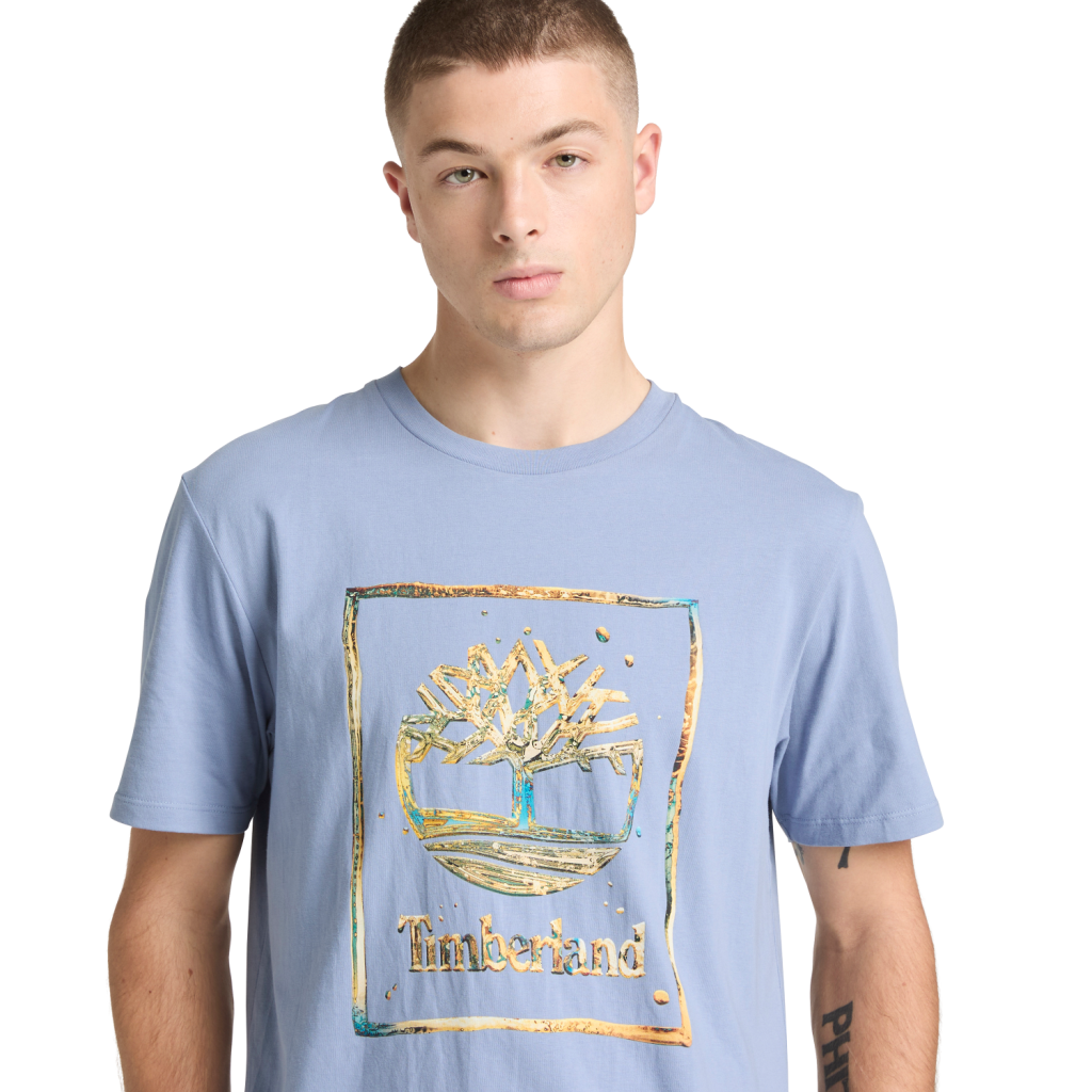 TİMBERLAND Water Stack Logo Short Sleeve Tee TB0A5MV4B881