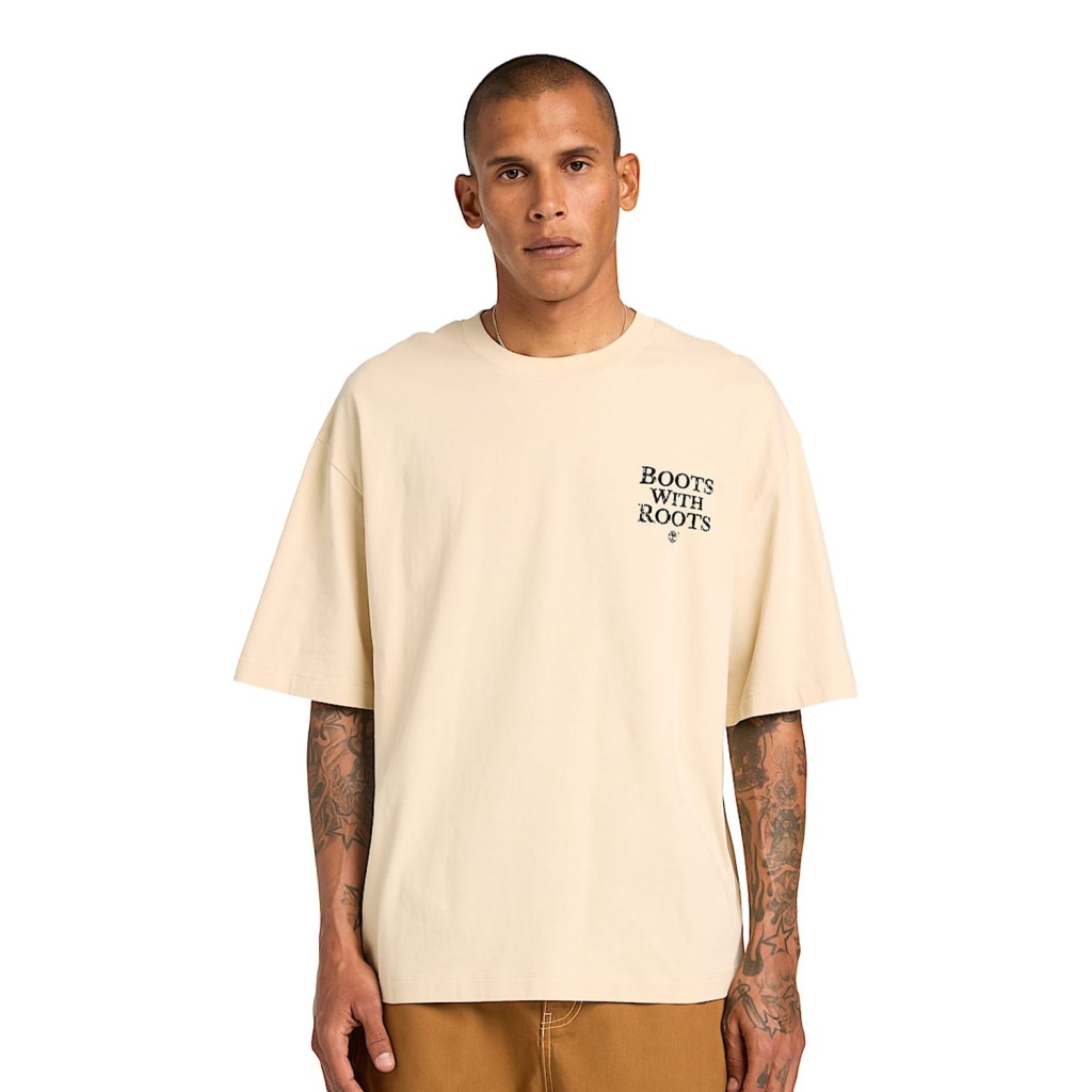TİMBERLAND Short Sleeve ''Timbs on my feet'' Graphi TBC0YH332601