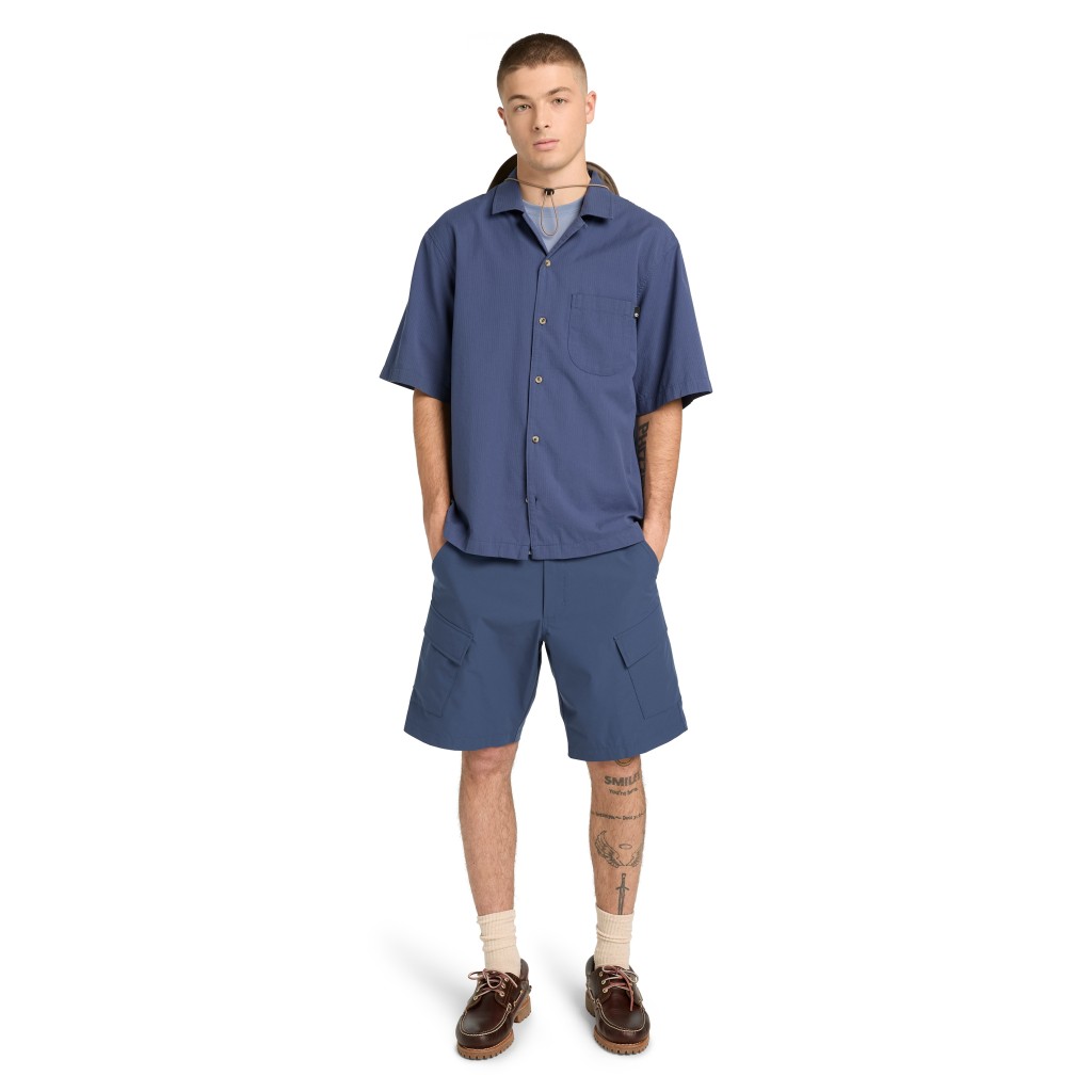 TİMBERLAND SS Seersucker Resort Shirt TB0A44B5EYP1