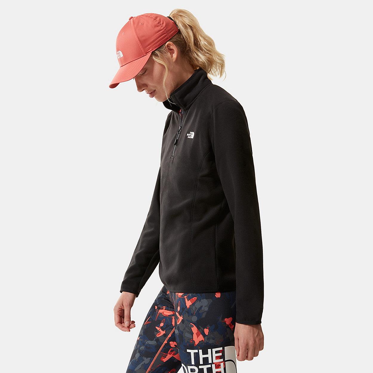 THE NORTH FACE W 100 GLACIER 1/4 ZIP - EU- NF0A5IHNJK31