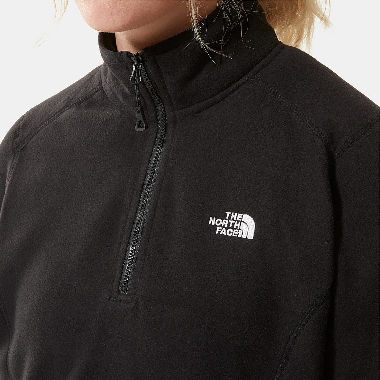 THE NORTH FACE W 100 GLACIER 1/4 ZIP - EU- NF0A5IHNJK31