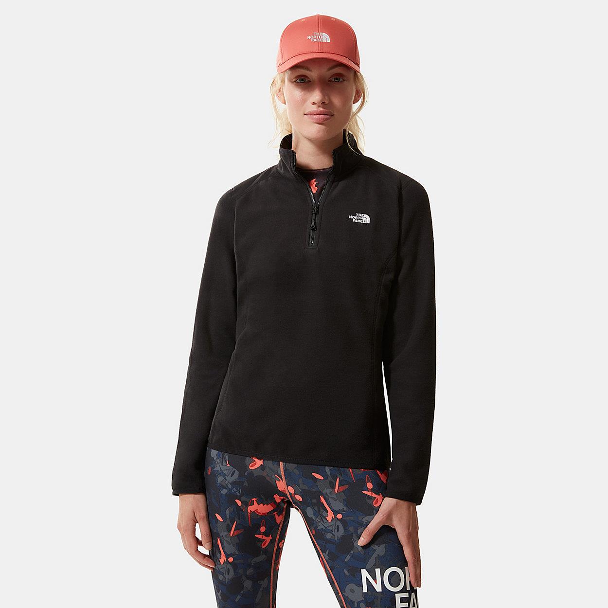 THE NORTH FACE W 100 GLACIER 1/4 ZIP - EU- NF0A5IHNJK31
