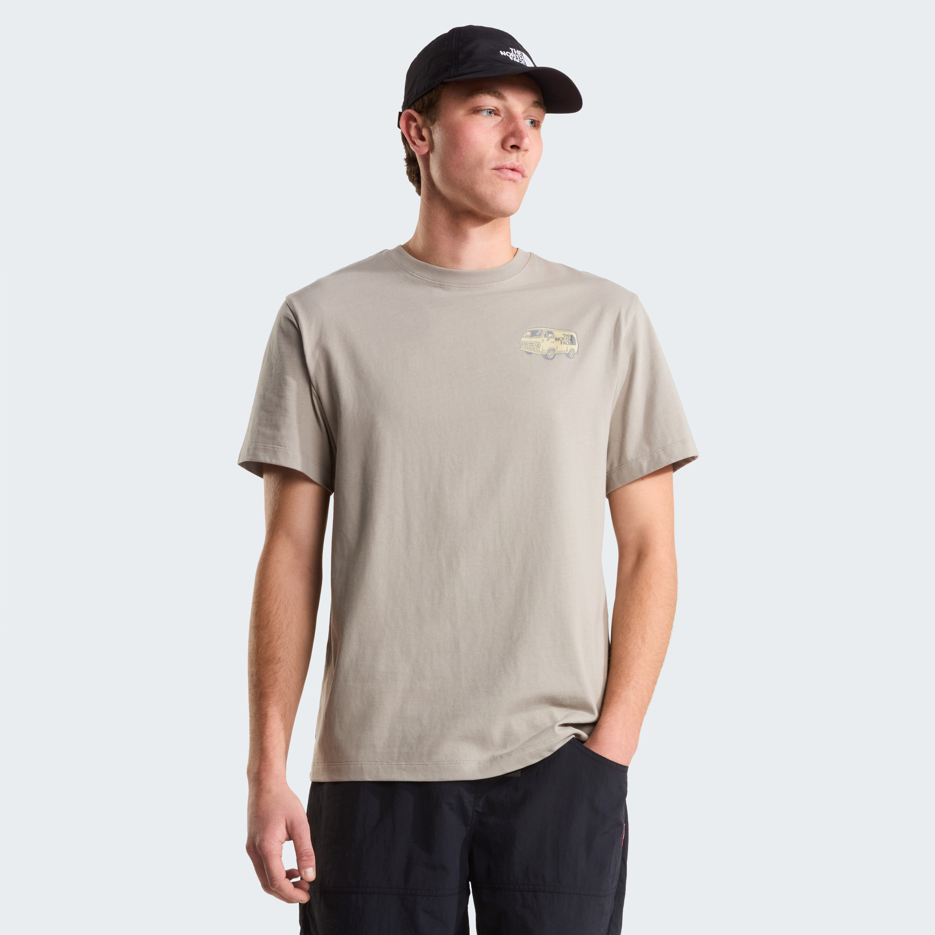 THE NORTH FACE M VAN LIFE RELAXED SHORT SLEEVE TEE-GRAP NF0A8GQN2MB1