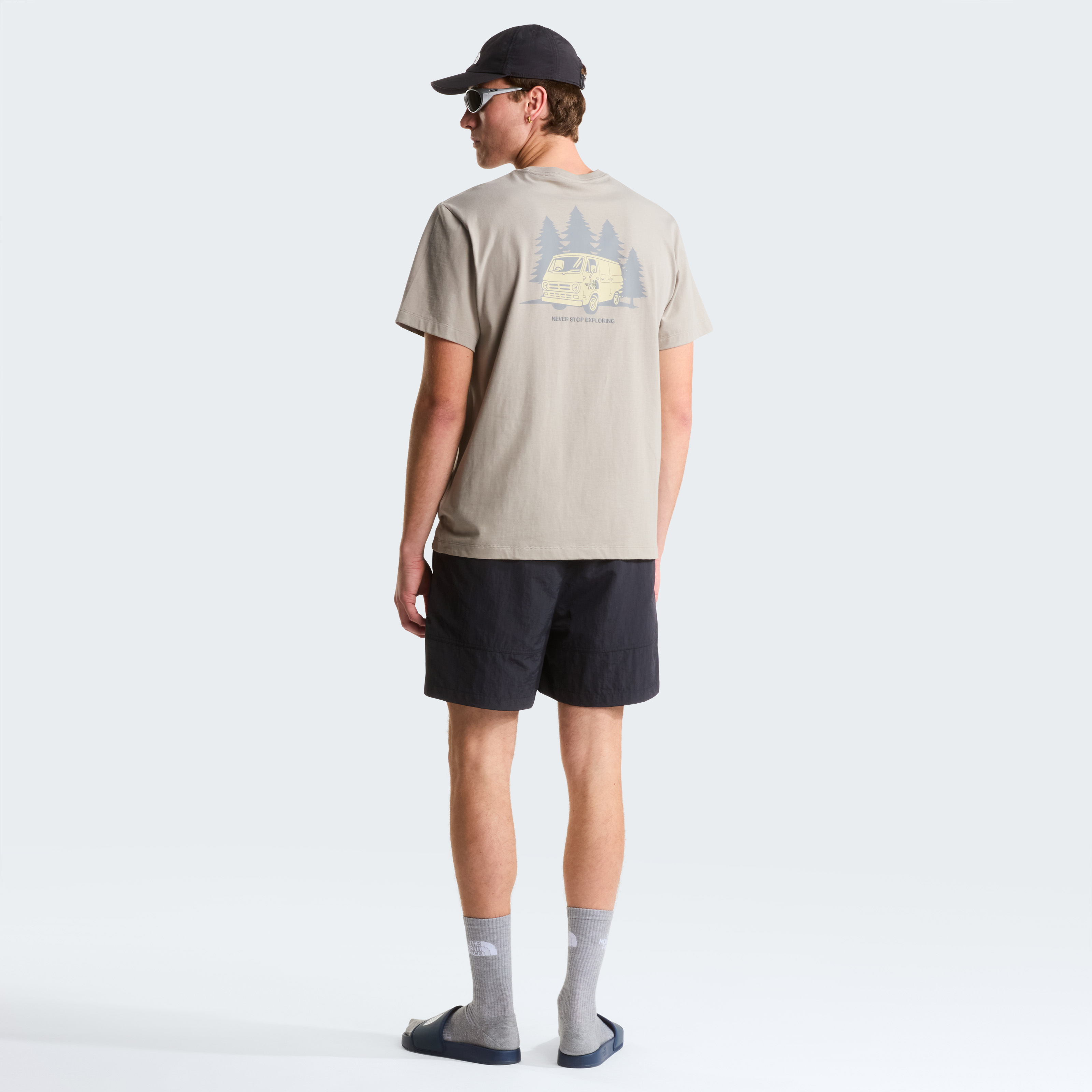 THE NORTH FACE M VAN LIFE RELAXED SHORT SLEEVE TEE-GRAP NF0A8GQN2MB1