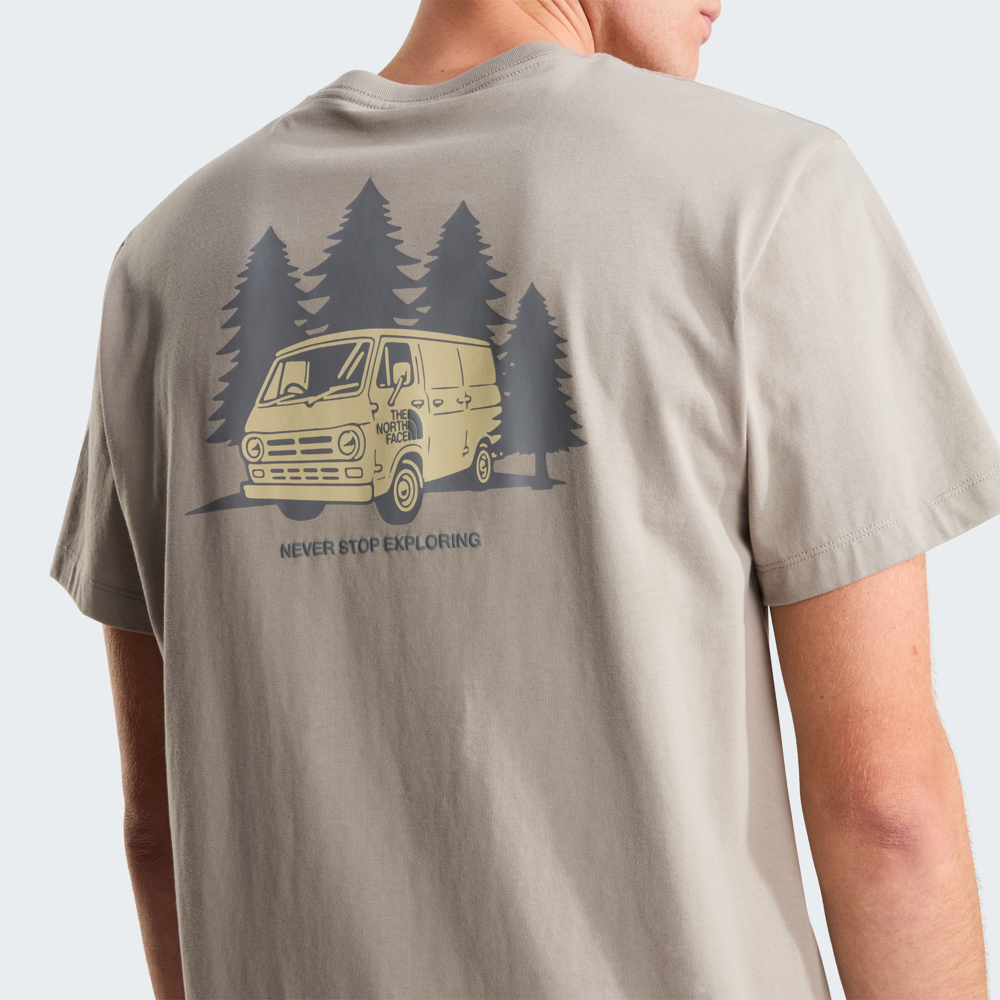 THE NORTH FACE M VAN LIFE RELAXED SHORT SLEEVE TEE-GRAP NF0A8GQN2MB1