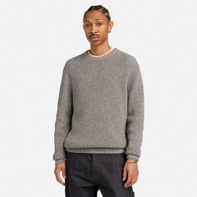 TİMBERLAND Cotton Textured Sweater TB0A5MDGA0A1