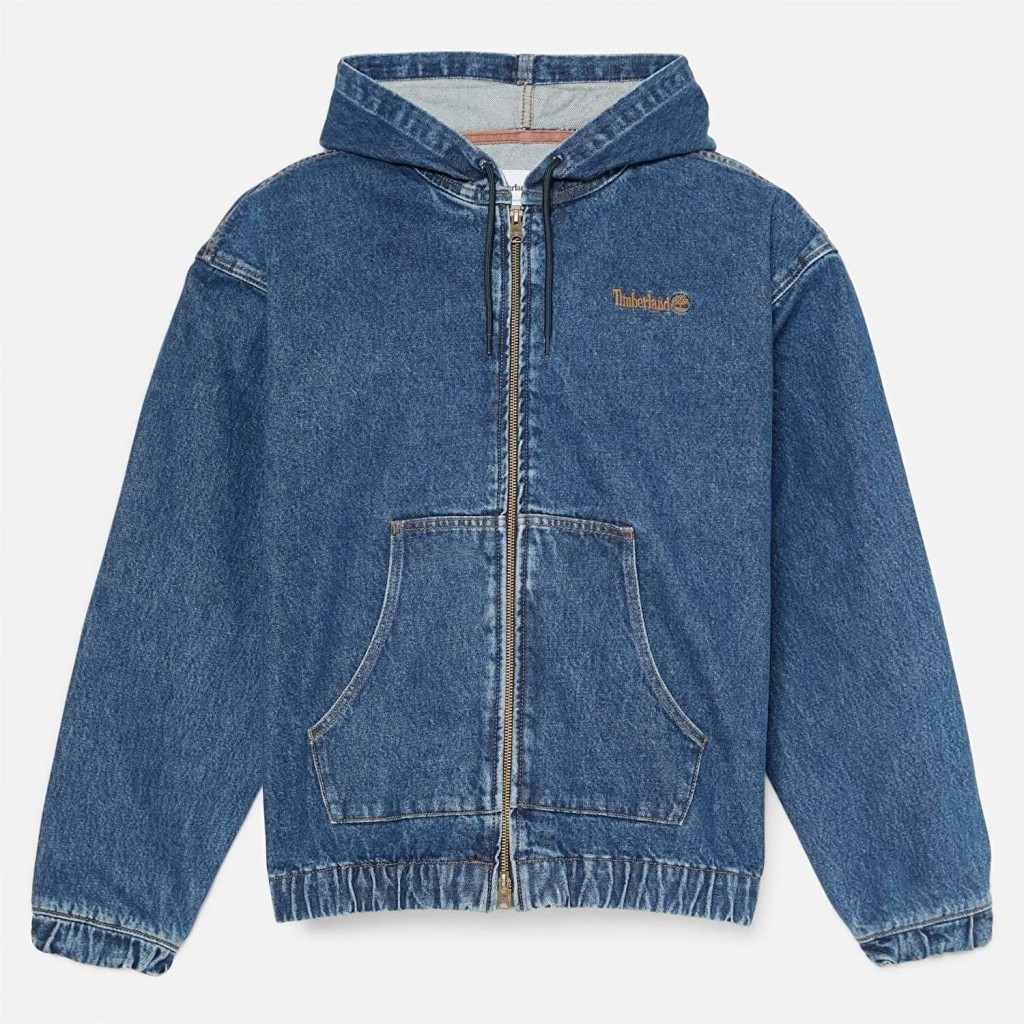 TİMBERLAND Denim Full Zip Hooded Bomber TB0A5N64ABY1