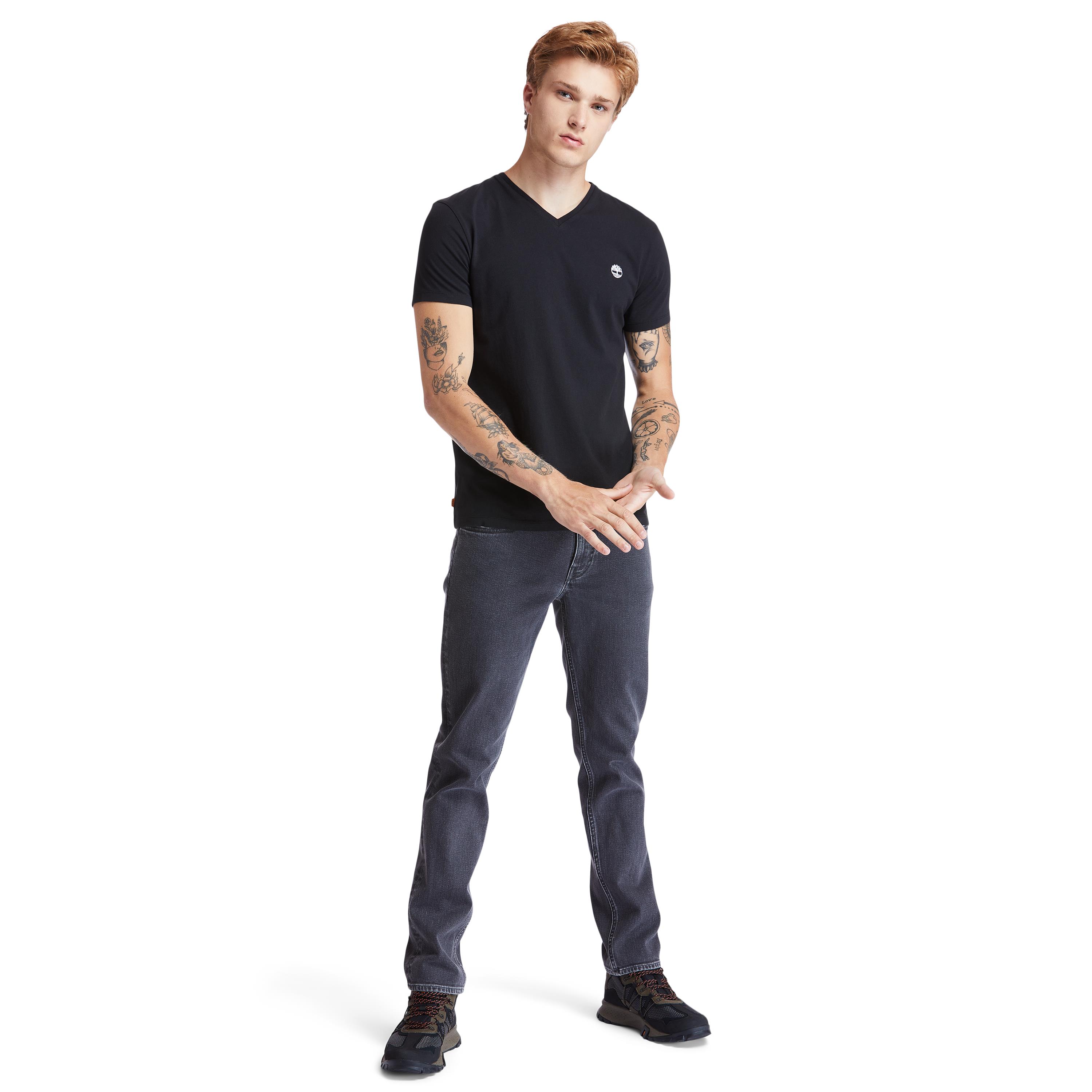 TİMBERLAND V Neck Short Sleeve Tee TB0A2BPT0011
