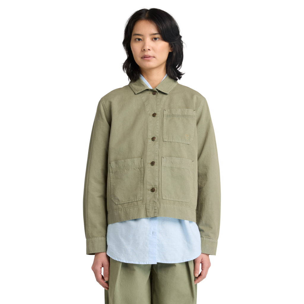 TİMBERLAND Utility Cotton Linen Shacket TB0A42G75901