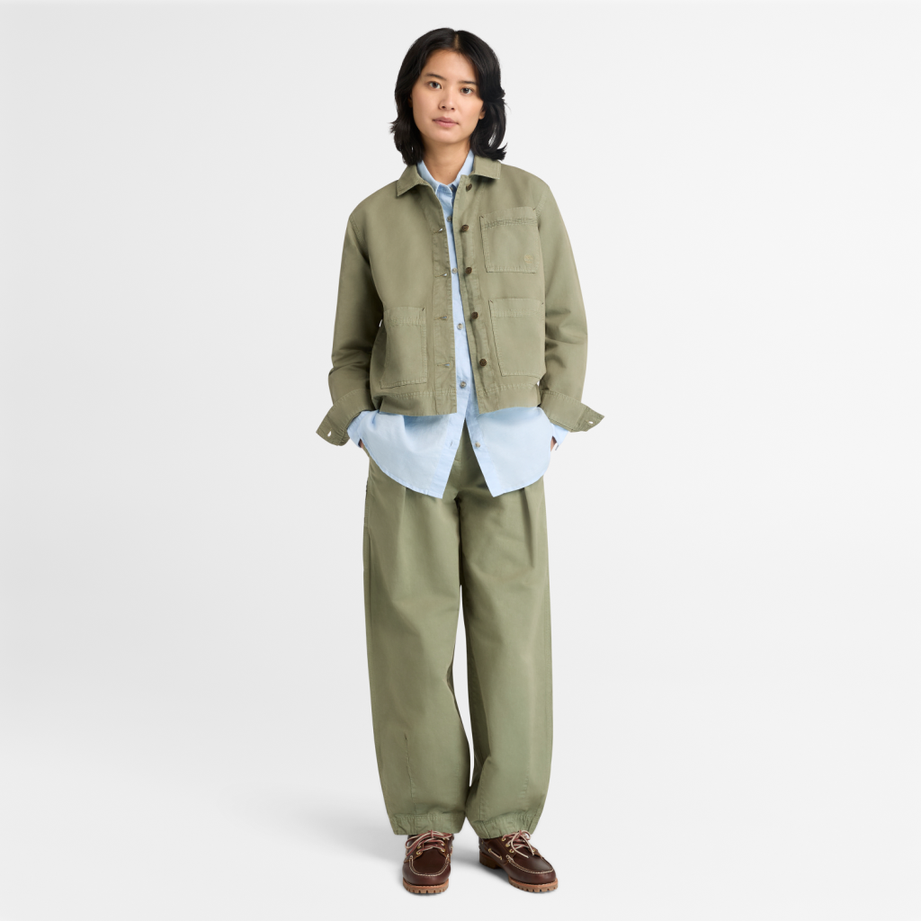 TİMBERLAND Utility Cotton Linen Shacket TB0A42G75901