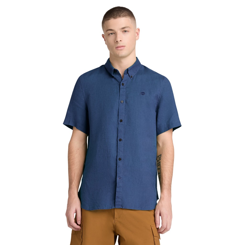 TİMBERLAND MILL BROOK Linen Short Sleeve Shirt TB0A2DCCEYO1