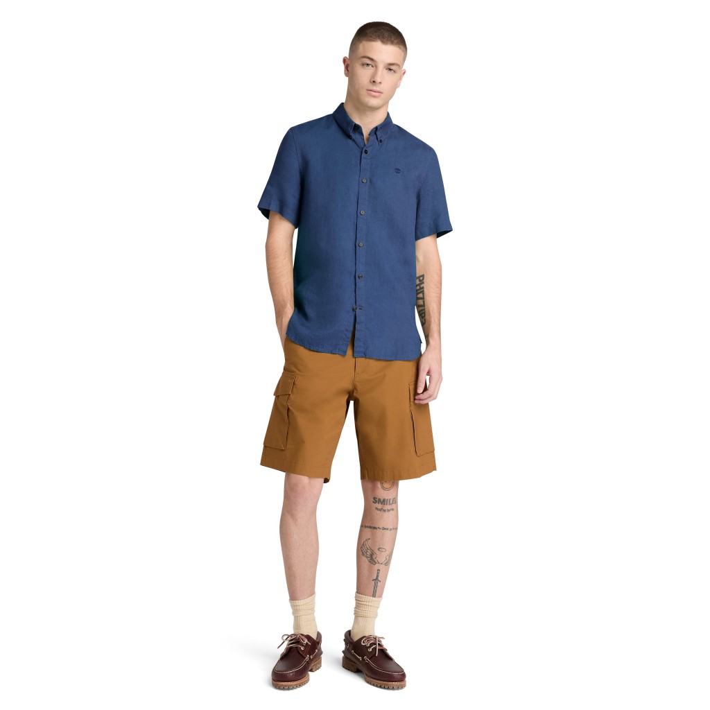 TİMBERLAND MILL BROOK Linen Short Sleeve Shirt TB0A2DCCEYO1