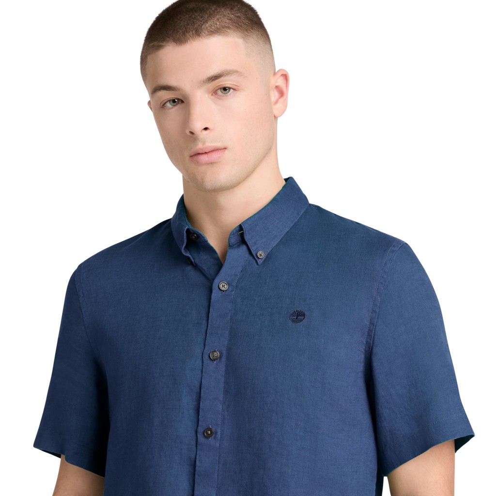 TİMBERLAND MILL BROOK Linen Short Sleeve Shirt TB0A2DCCEYO1