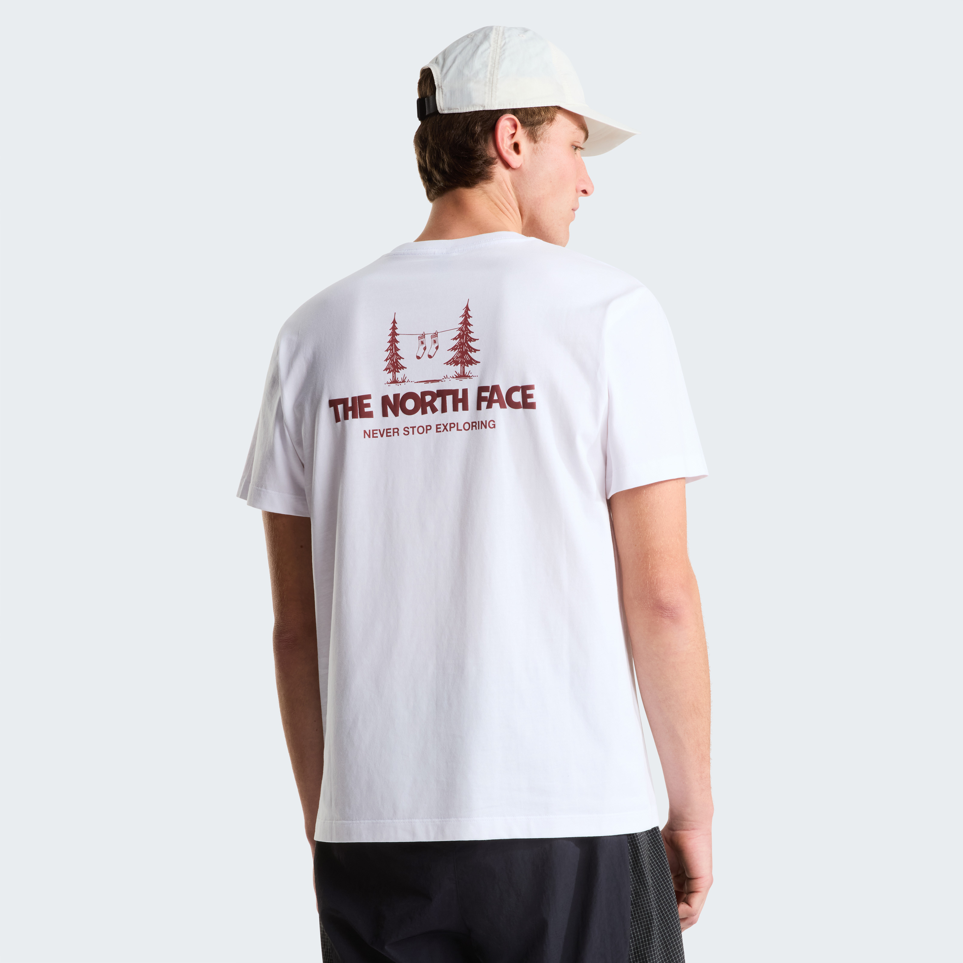 THE NORTH FACE M CAMPING RELAXED SHORT SLEEVE TEE-GRAPH NF0A8GQMFN41